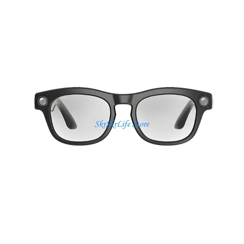 E65E Voice Activated Small Glasses 1080P Camera Recording Anti Radiation ABS Frame