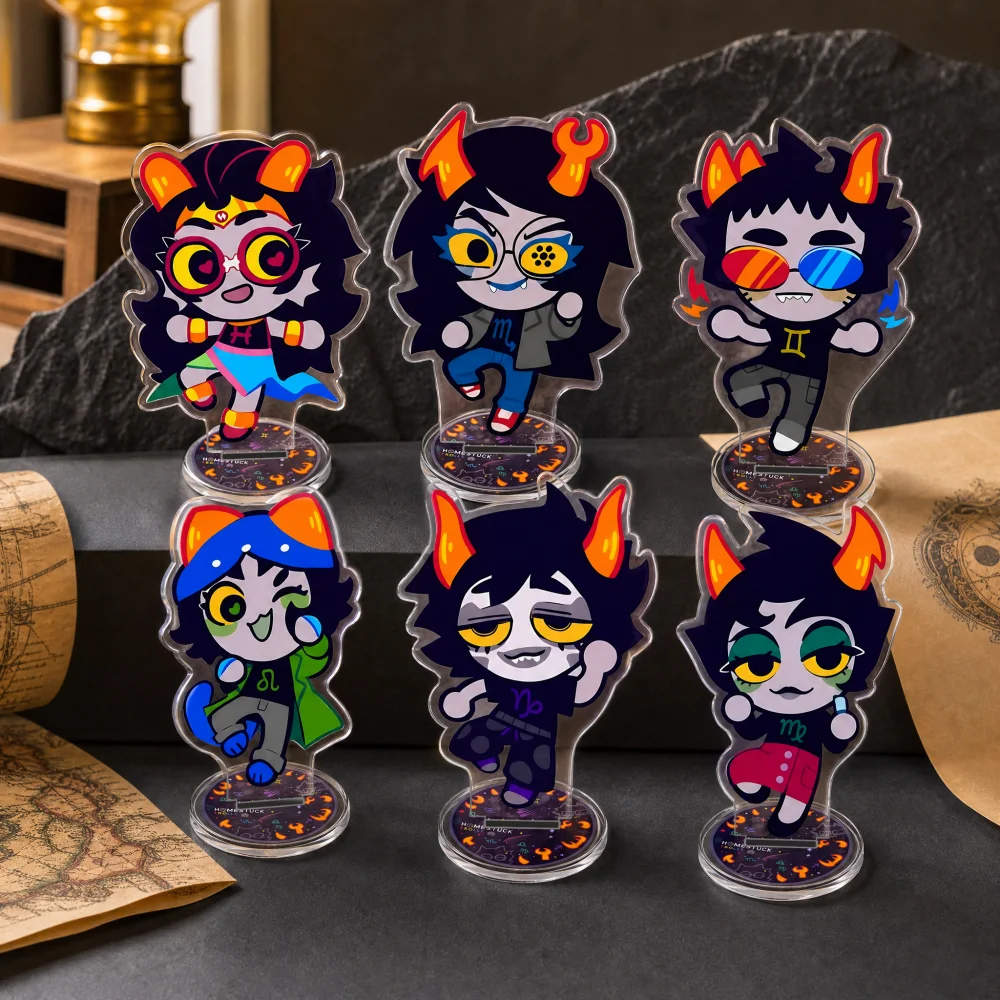 

Homestuck Game 10cm Acrylic Stand keyring Karkat Vantas Terezi Pyrope Vriska Serket Gamzee Makara Kanaya Desk Decor Fan Gift