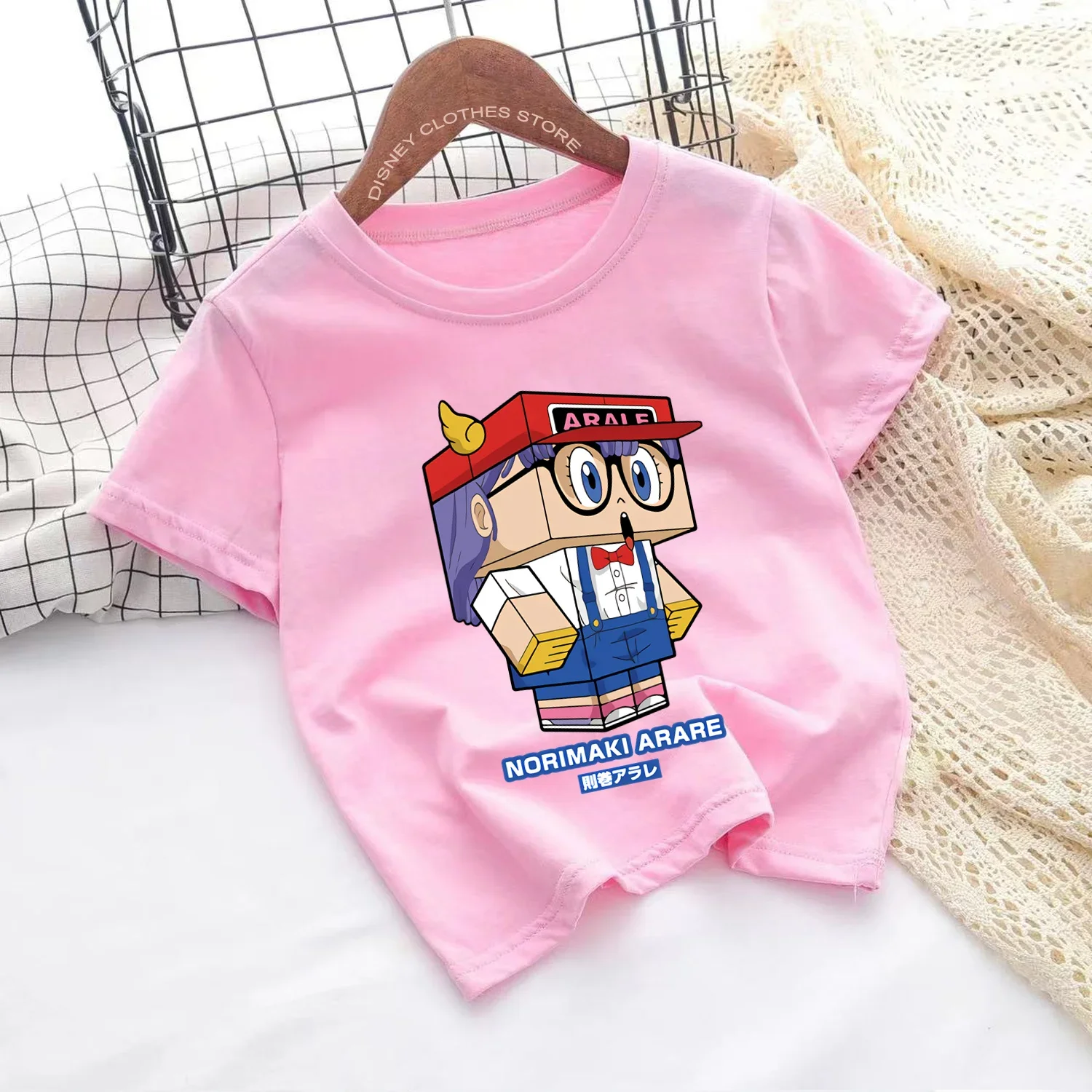 Aralei Sewn T-shirt Kids Clothing Boys Girls Baby Boys Anime Fashion Summer Kids Cartoon Casual T-shirt Short sleeve top pants