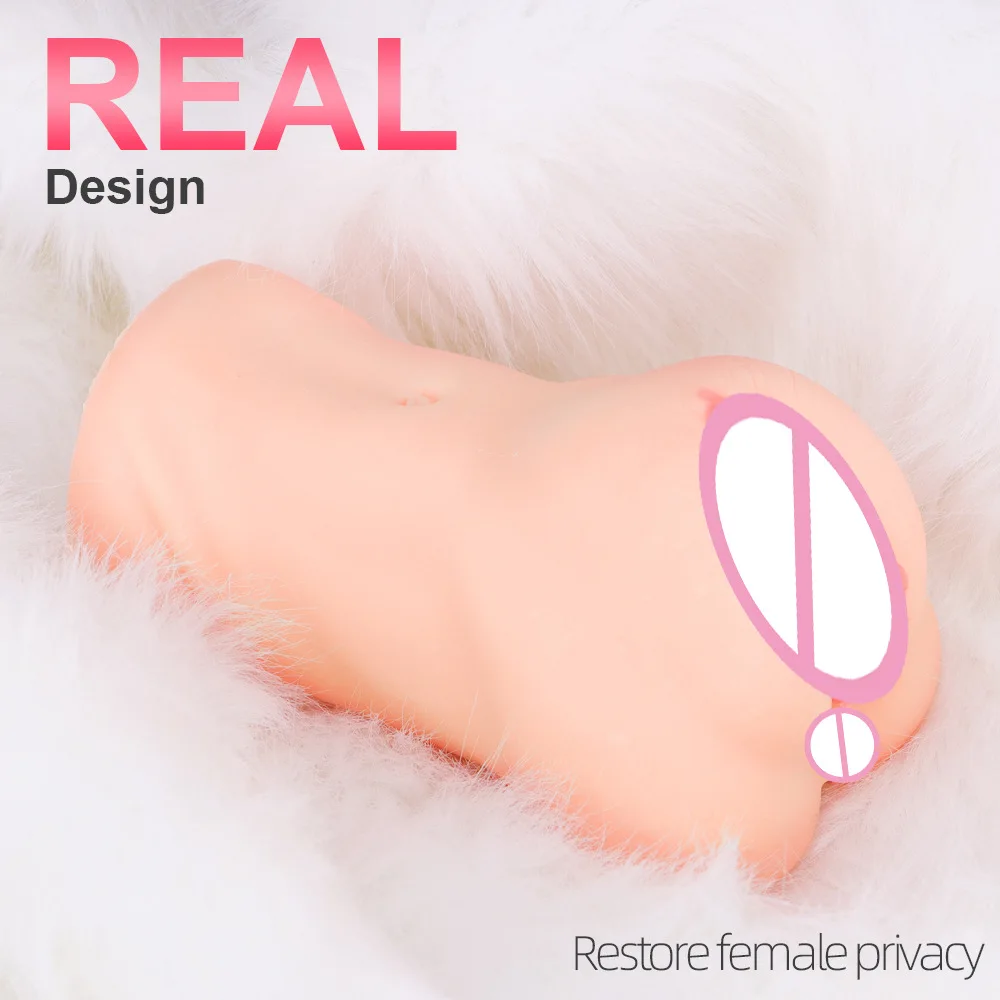 2 In 1 Vaginas ชายซิลิโคน Masturbators ชายอมควย Sexitoys ผู้ใหญ่18ประดิษฐ์ยางหีเซ็กซี่ของเล่น