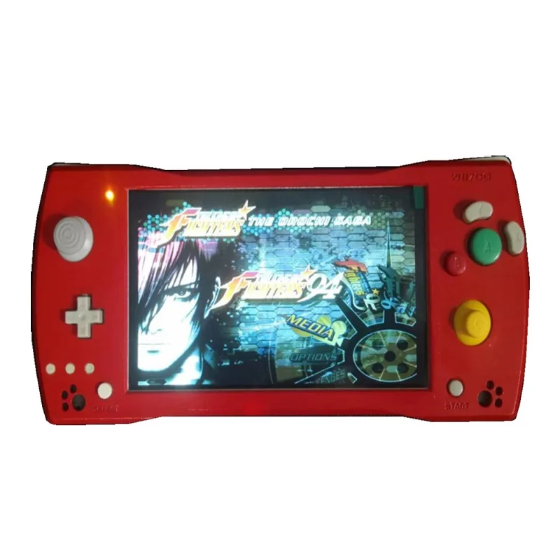 New 7 inch IPS LCD Arcade Game console Modified by WII motherboard NGC Gameboy with Double joystick NO Raspberry Pi Not