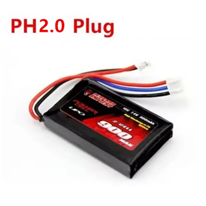 JMP 900mah 2S 10C 7.4V Lipo Battery For 1/24 AXIAL SCX24 90081 1/18 UTB18 CAPRA TRAXXAS 1/16 Summit E-RVEO Slash RC Car