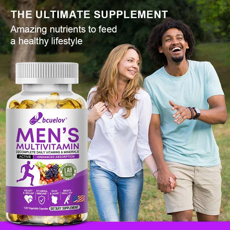 Men\'s Multivitamin-strengthens Body, Promotes Blood Circulation and Muscle Growth, Supplements Vitamins and Minerals