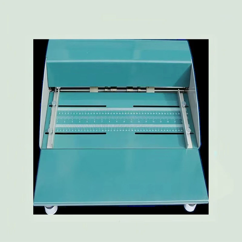 8600 Compact Desktop Creasing and Cutting Machine Creasing and Binding for 85-400g Paper 1000 Sheets/Hour Manual Binding Machine