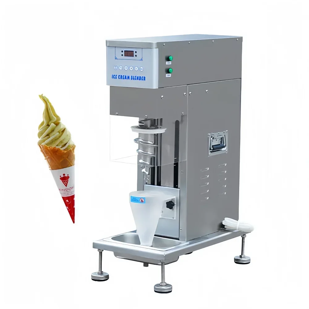 Manual Chocolate Stainless Steel Ice Cream Machine Fresh Strawberry Ice Cream Blender Entrepreneurial Equipment Artifact