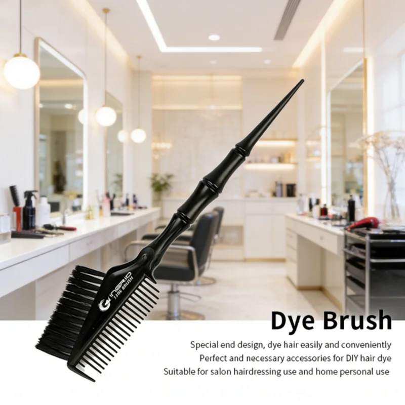 1PCS Hair Coloring Comb, Tinting Brush, DIY Hair Dye Tool, Hair Styling Brush, Salon Brush, Hair Applicator, Highlighting Comb