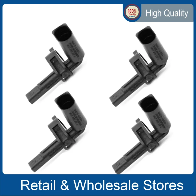 4Pcs ABS Wheel Speed Sensor WHT005651 WHT005651A 7P0927807A For Porsche Cayenne VW Touareg Audi Q7 2010-2015