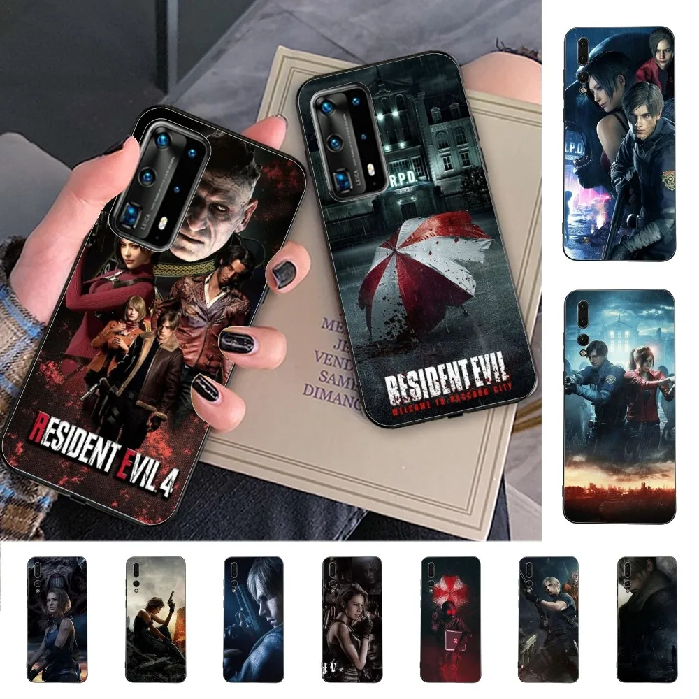 R-resident Game E-evil Phone Case For Huawei P 8 9 10 20 30 40 50 Pro Lite Psmart Honor 10 Lite 70 Mate 20lite