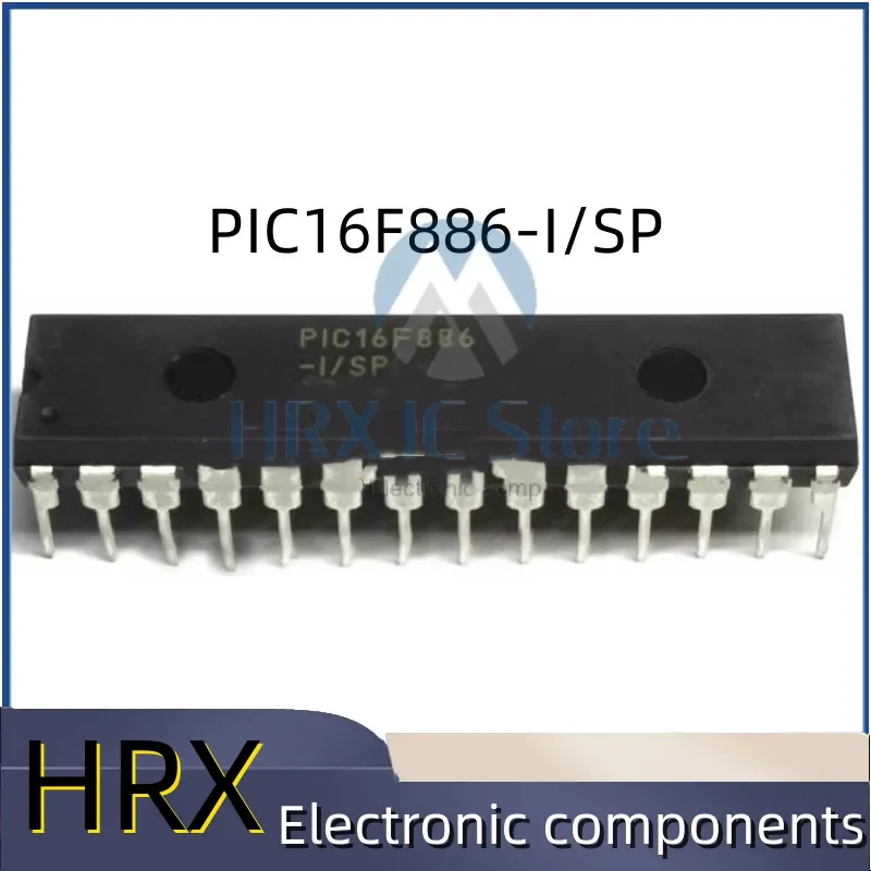 (1piece) 100% New PIC16F886-I/SP 6F886 DIP-28 PIC16F886