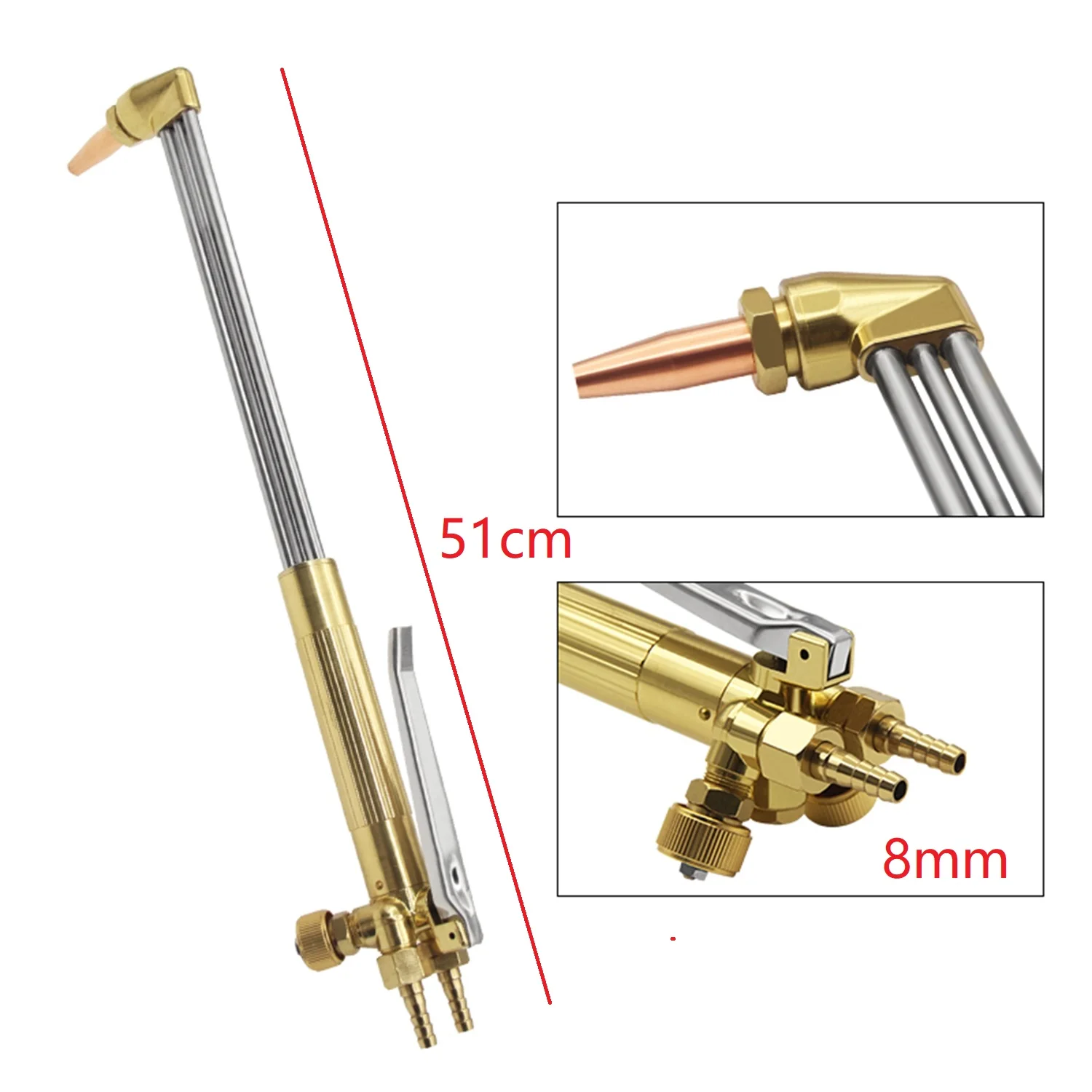 Not Include Cutting Tip 1 Piece 200 or 300 ANME PNME Propane Acetylene Equal Pressure Flame Gas Cutting Torch