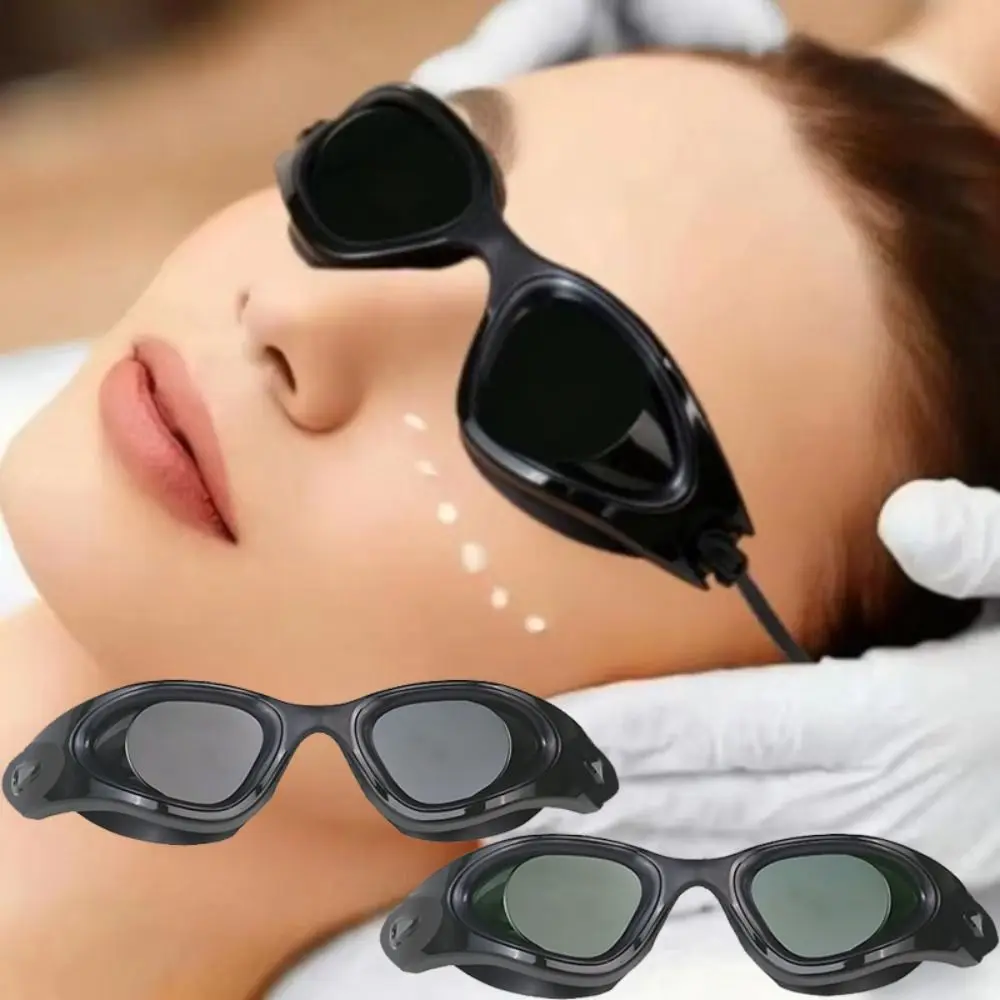 Laser Absorbing Beauty Salon Goggles Red Light Compatible 400nm To 1200nm Laser Safety Goggles Wide View Adjustable Strap