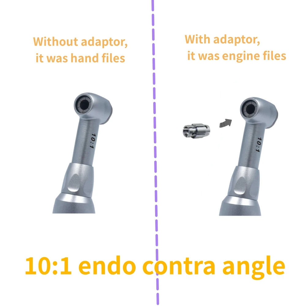 Dental Endodontic Handpiece Reduction Implant Contra Angle 10:1 64:1 16:1 Dental Oral Equipment for Endodontic Rotary Hand Files