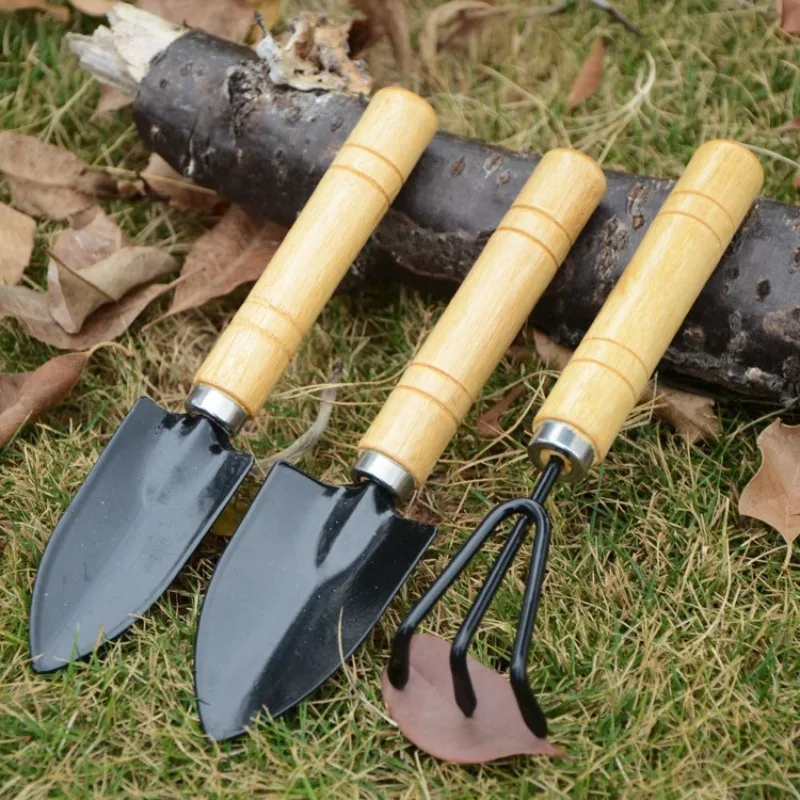 1set Mini Flower Planting Shovel Gardening ToolFlower Pots, Cacti, Vegetables, Digging, Weeding Garden Tools