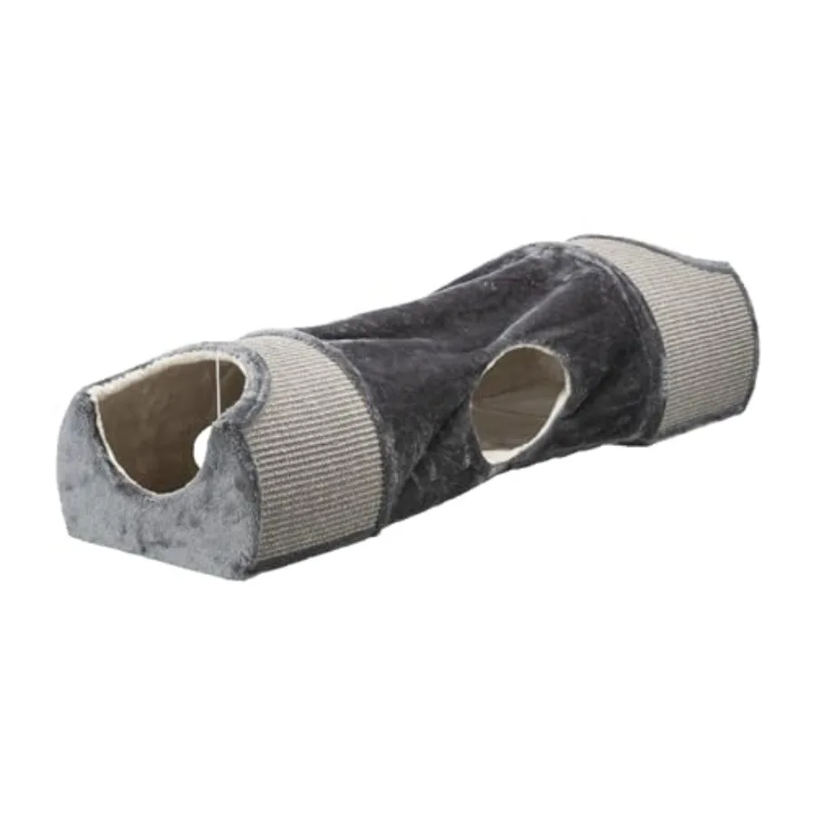 

Cuddly Condos and Tunnel for Cats - Indoor Cat Furniture with Play Condos Hideaway Tunnel Dangling Cat Toys - Sisal Scratching