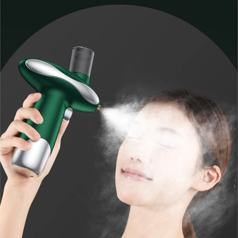 جهاز تجميل الوجه LED متعدد الوظائف مع رذاذ الأكسجين العلاج بالضوء الأحمر والأزرق وعلاج ضوء الماء بالضباب النانوي للمنزل #5