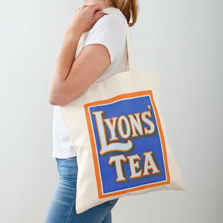 

Vintage Lyons Tea enamel advert sign Tote Bag canvas tote bags Candy bags personalized tote bag luxury women