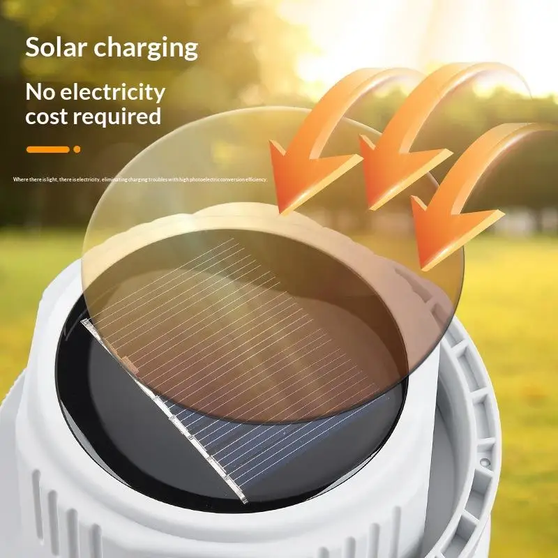 Hot LED Light LED Solar Camping Light USB Rechargeable Ultra Bright Solar Camping Lights Multi Functional Waterproof 1PC