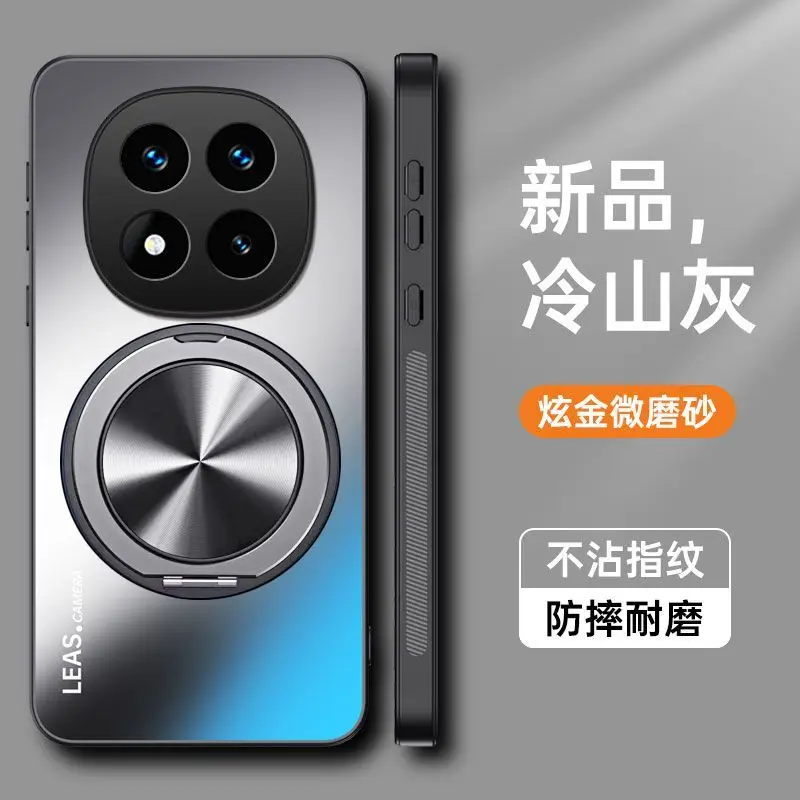 Etui na Redmi Note 15 Pro Plus Proste Matowe Akrylowe z Funkcją Stojaka Przyjazne dla Skóry Odporne na Upadki Funda na Redmi Note15 Pro+ — zdjęcie produktu 3