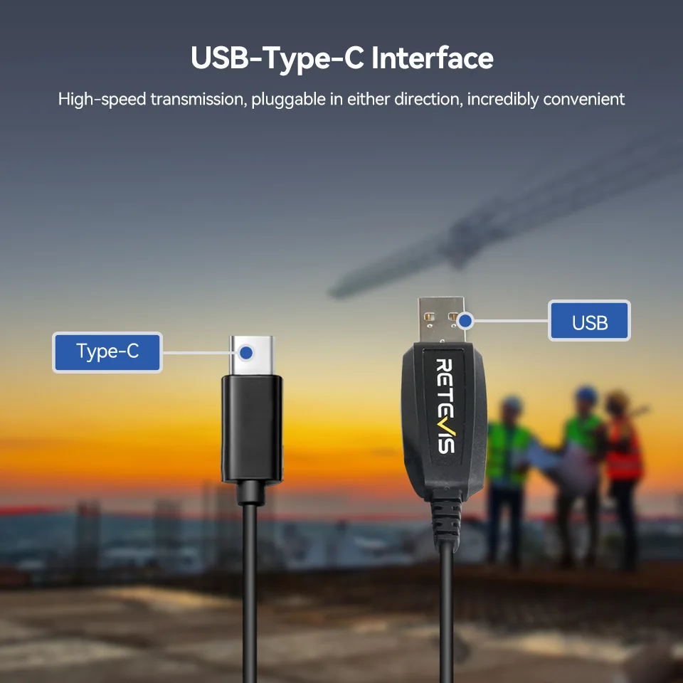 Retevis PC48 RB48 Walkie Talkie Kabel USB do programowania typu C Obsługuje Windows7/XP/10/11 Akcesoria radiowe do Retevis RB648 Plus — zdjęcie produktu 4