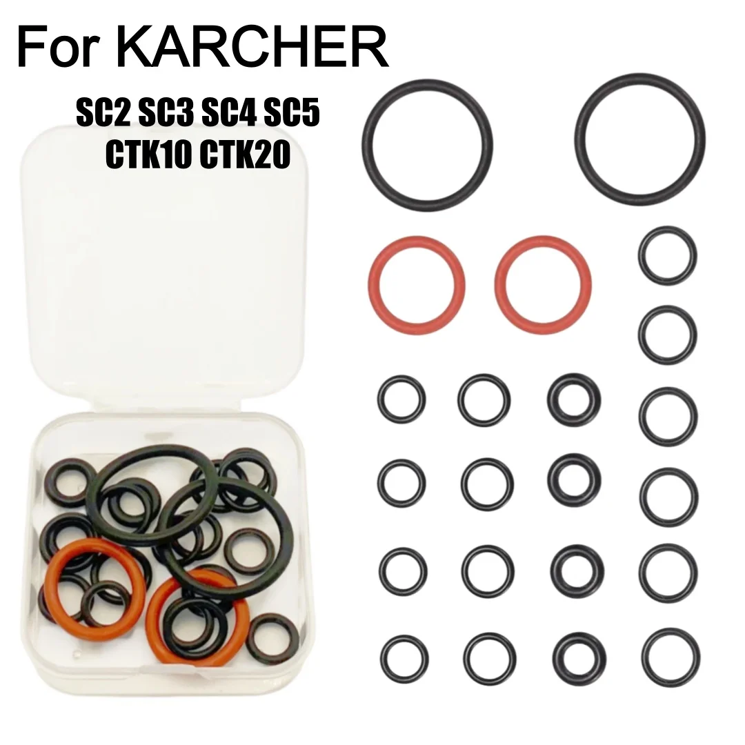 Anillo de sellado de goma a prueba de fugas para limpiador a vapor Karcher SC2 SC3 SC4 SC5 CTK10 CTK20, 22 Uds.