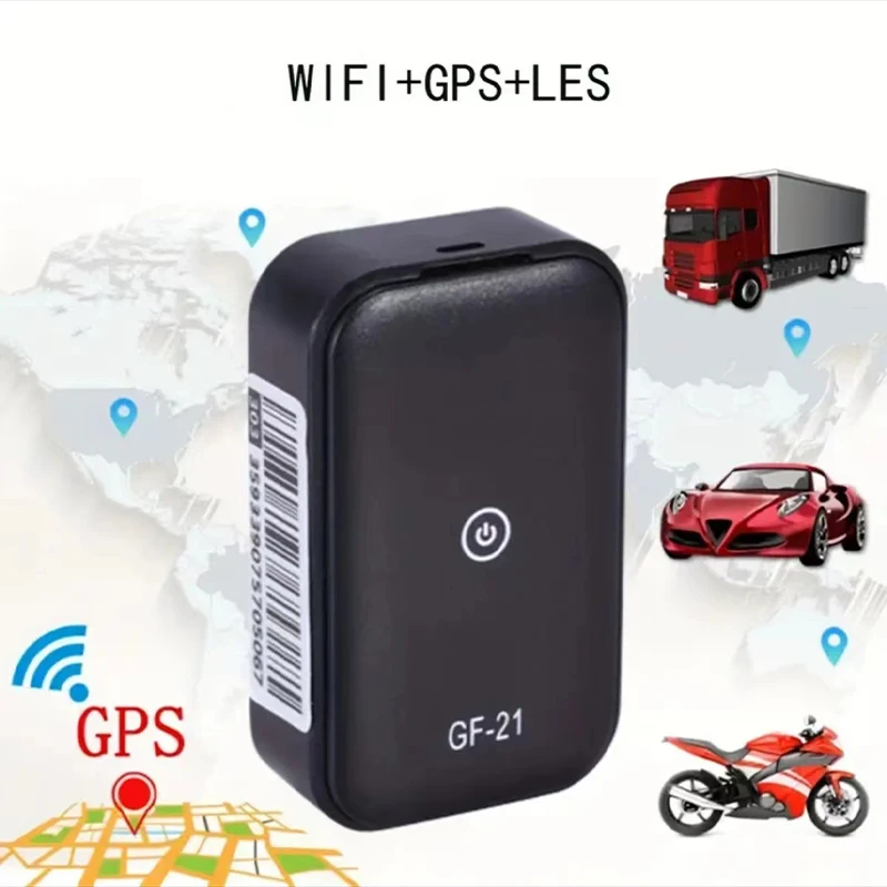 

Real Time Tracking Sim Positioner Mini VehicleCar Gps Locator Black Loss Prevention TrackerGf21 Wifi Gps Locator Voice Control