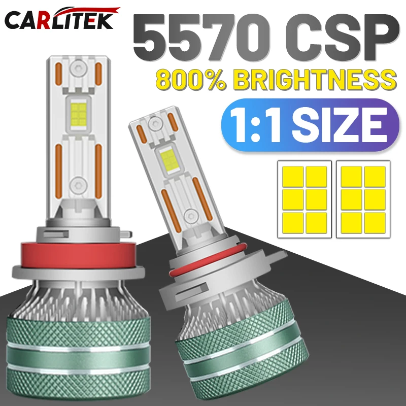 

H4 LED Headlights Canbus 5570 CSP K5C plus H7 H1 H3 H11 H8 H9 9005 HB3 9006 HB4 9012 HIR2 6000K Copper Tube Car Light Fog Lamps