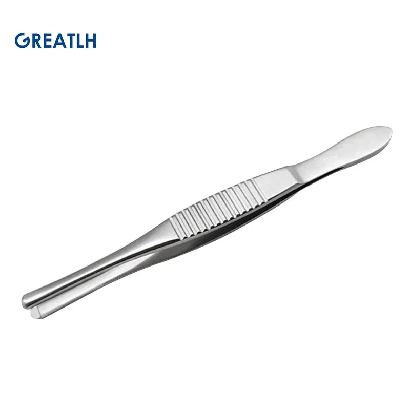 90mm Round Tip Tweezers Eyelash Forceps Eyelash Tweezers Ophthalmic Instrument Stainless Steel