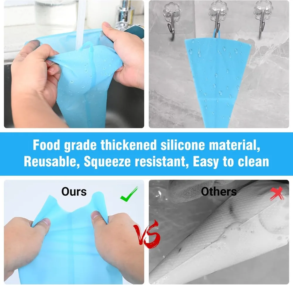 Reusable Piping Bags & Tips Se - Decorating Tip Set recensione e prezzo