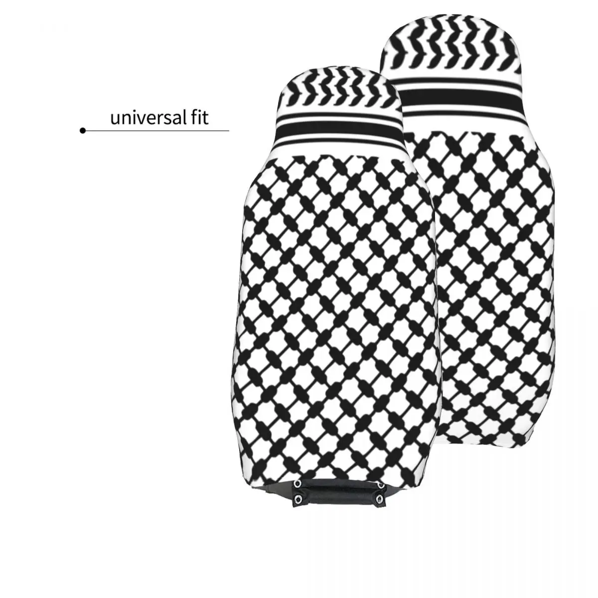 Black Arab Keffiyeh Universal Car Seat Cover Four Seasons AUTOYOUTH Arabic Car Seat Covers Fiber Car Accessories