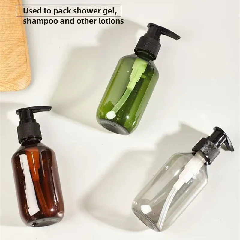 300/500 ミリリットルシャンプー詰め替えボトルポンプ容器プラスチック液体シャンプーシャワージェルボトルホームバスサプライローションボトル