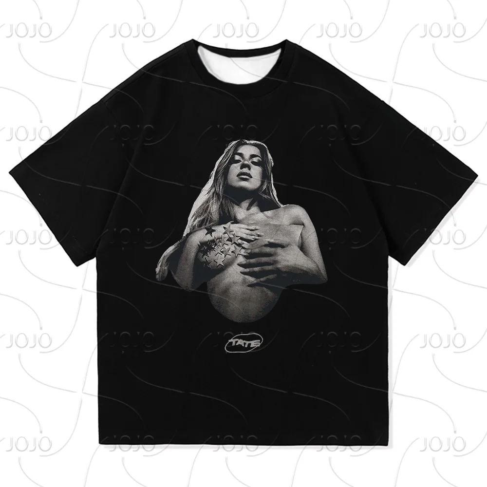 

Футболка Tate McRae So Close To What 2025, концертная мужская/женская одежда в стиле ретро Harajuku, одежда высокого качества, футболки, подарки на день