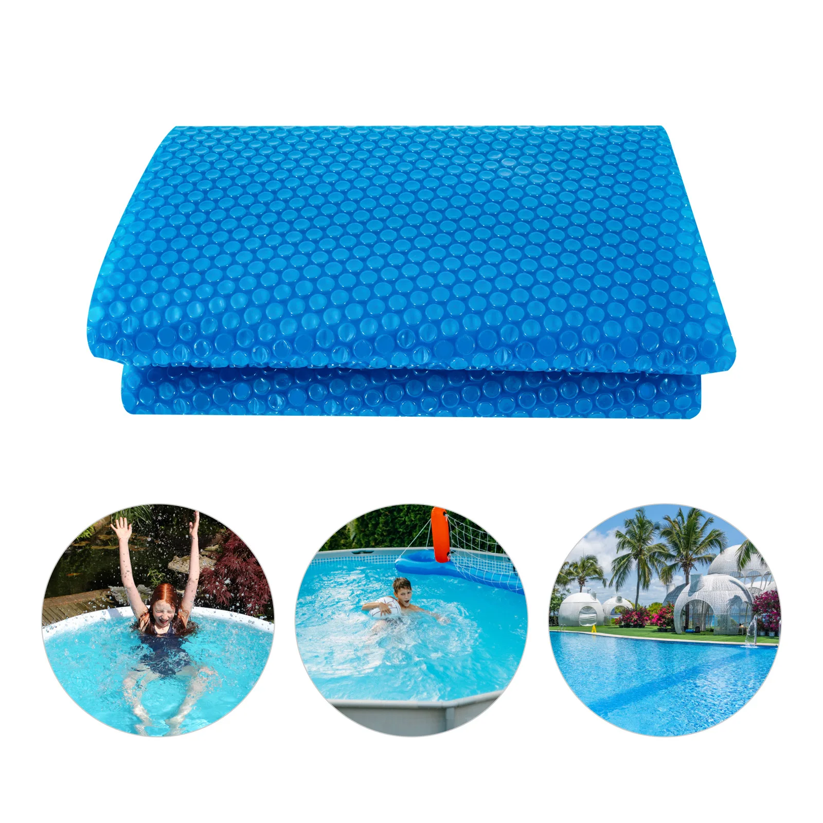 7ft Swimming Pool Spa and Hot Tub Bubble Cover Suitable for Various Swimming Pools Folk Customs Hotels Outdoor Activities