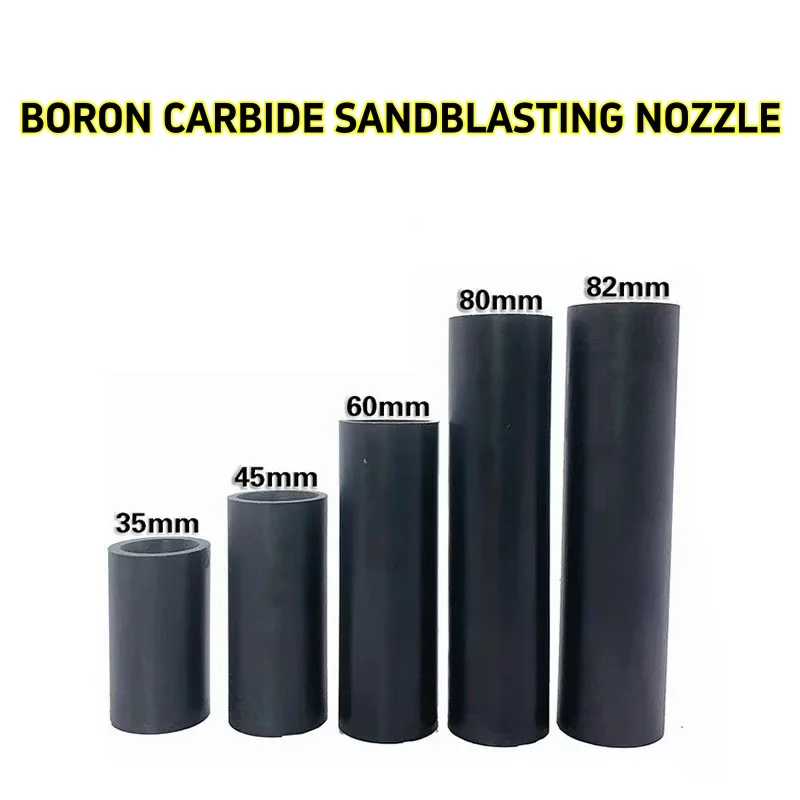 

Sandblasting Boron Carbide Nozzle Tip Diameter 3-10mm Length 35-80mm With Cover