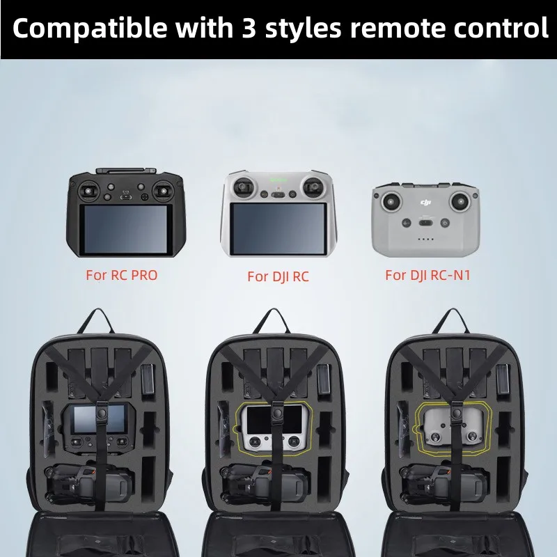 Backpack Hard Shell Waterproof Bag for DJI RC /RC PRO Remote Control Battery Portable Case for DJI Mavic 3 /mavic 3 Pro Drone