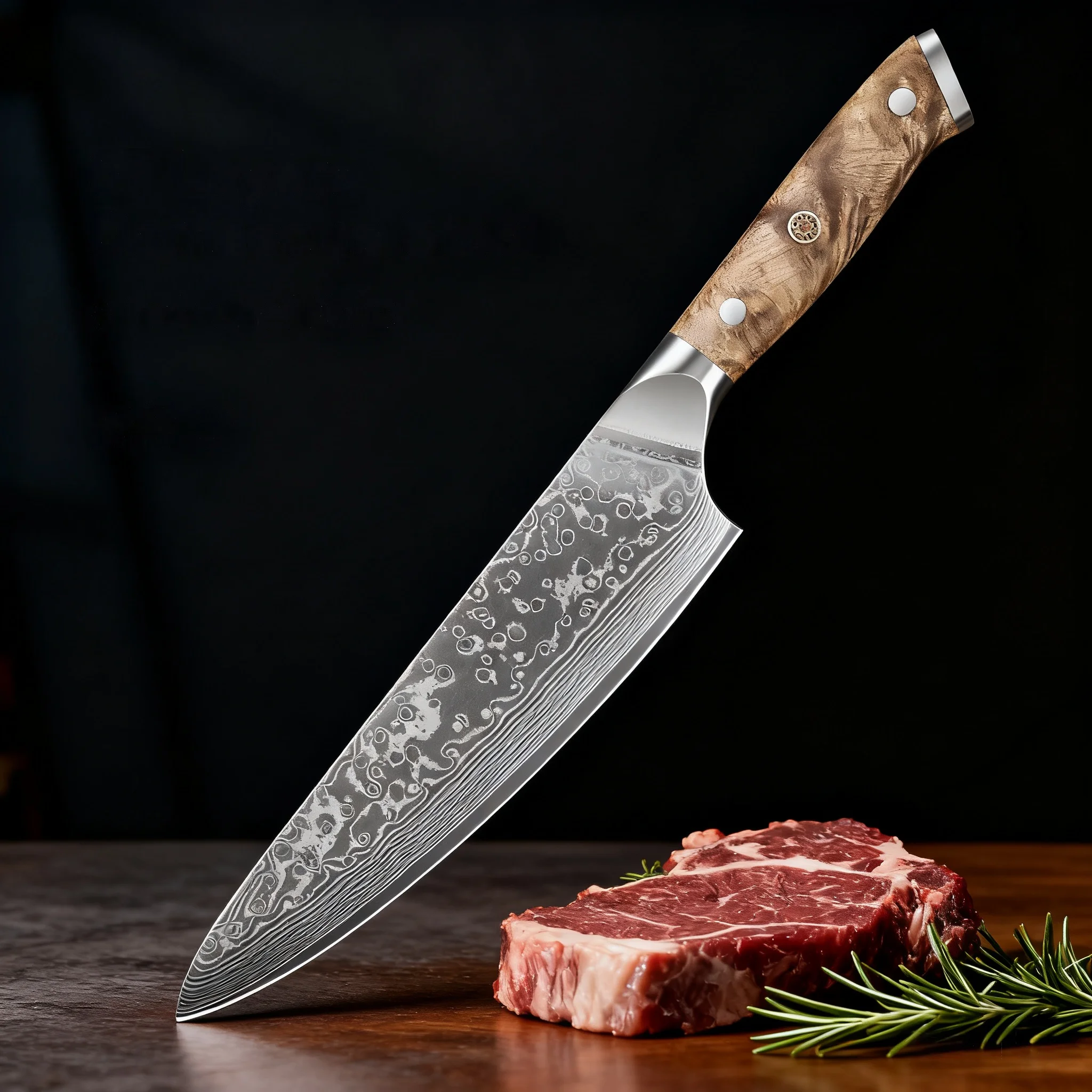 

Professional Chef Knife 67 layers Damascus Steel Slicing Knife Meat Fruit Vegetable Peeling Knife Kitchen Knife Cooking Tools