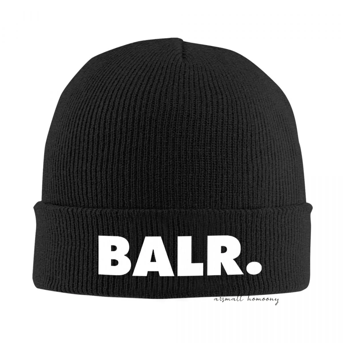 BALR Brand High Quality Knitted Hat for Women and Men Casual Beanie Hat Cap Winter Soft Warm Caps Unisex