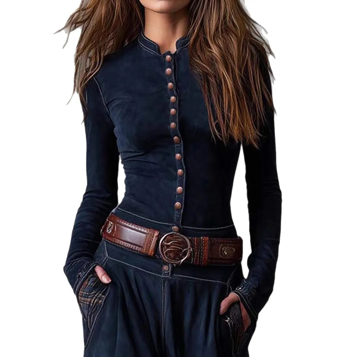 Autumn Women Long Dresses Fashion Retro Vintage Plaid Printed  High Waist Patchwork Slim With Belt Dress Elegant Party Dresses