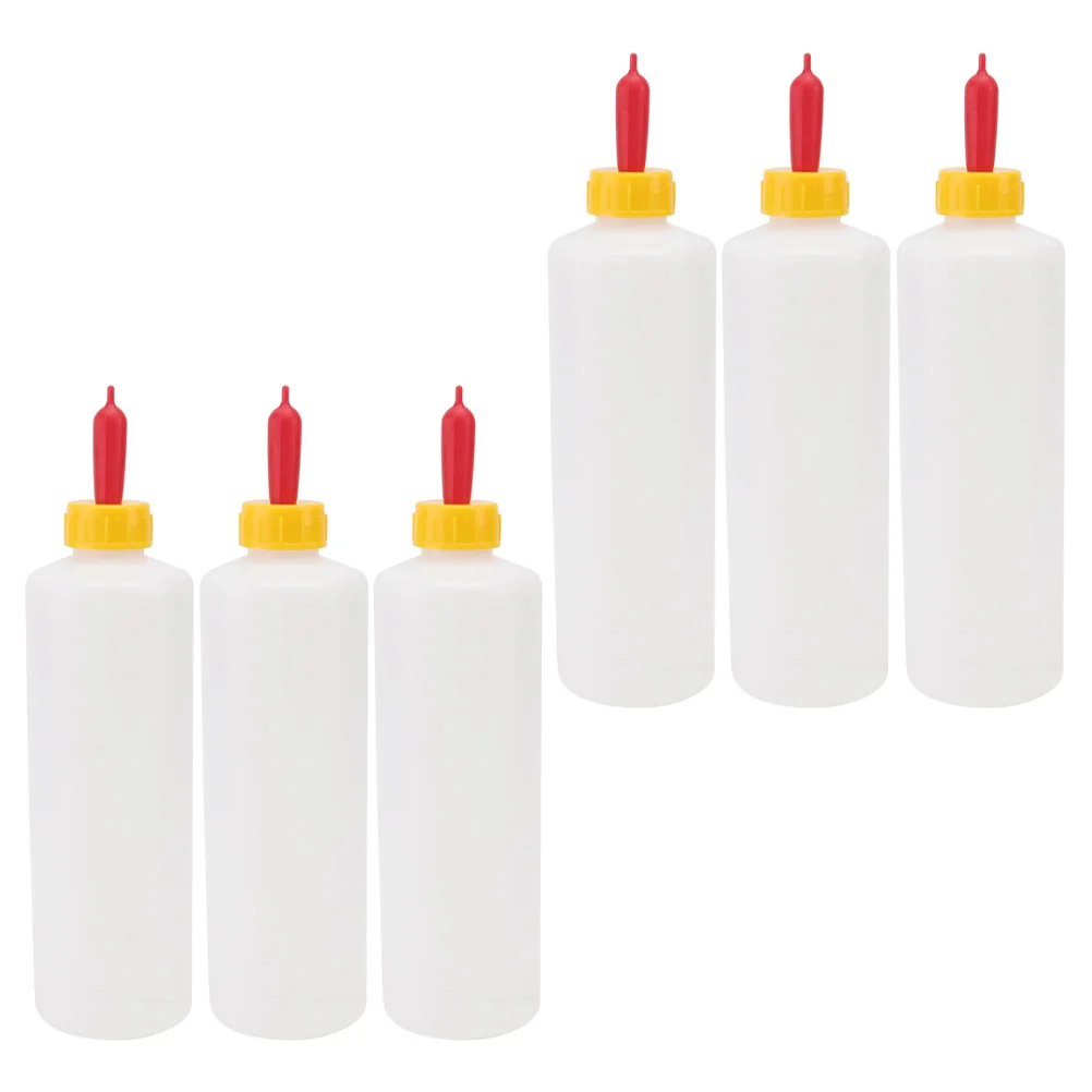 6 Pcs Bottles for Newborn Babies Goat Milk Livestock Feeders Lamb Feeding The Cow Sheep White Lamp Mother