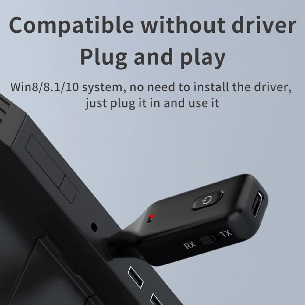 3 in 1 Computer Tv Adapter Bluetooth-compatible Wireless Launcher Beautifully Styled Audio Adapter for Home Consumer Elecronics