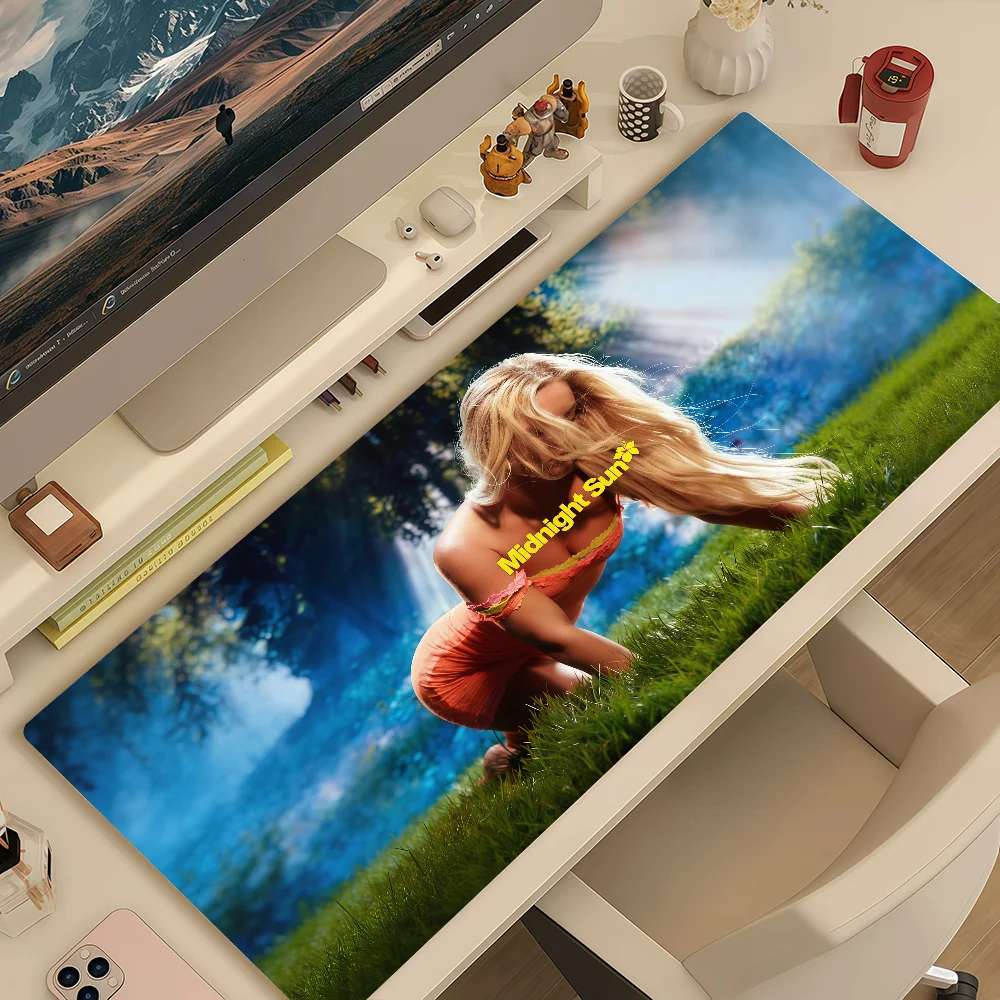 Singer Zara Larsson Mouse Pad Large Non-slip Lockedge Desktop Computer Desk Mat Keyboard Writing MousePad Office Gamer Student