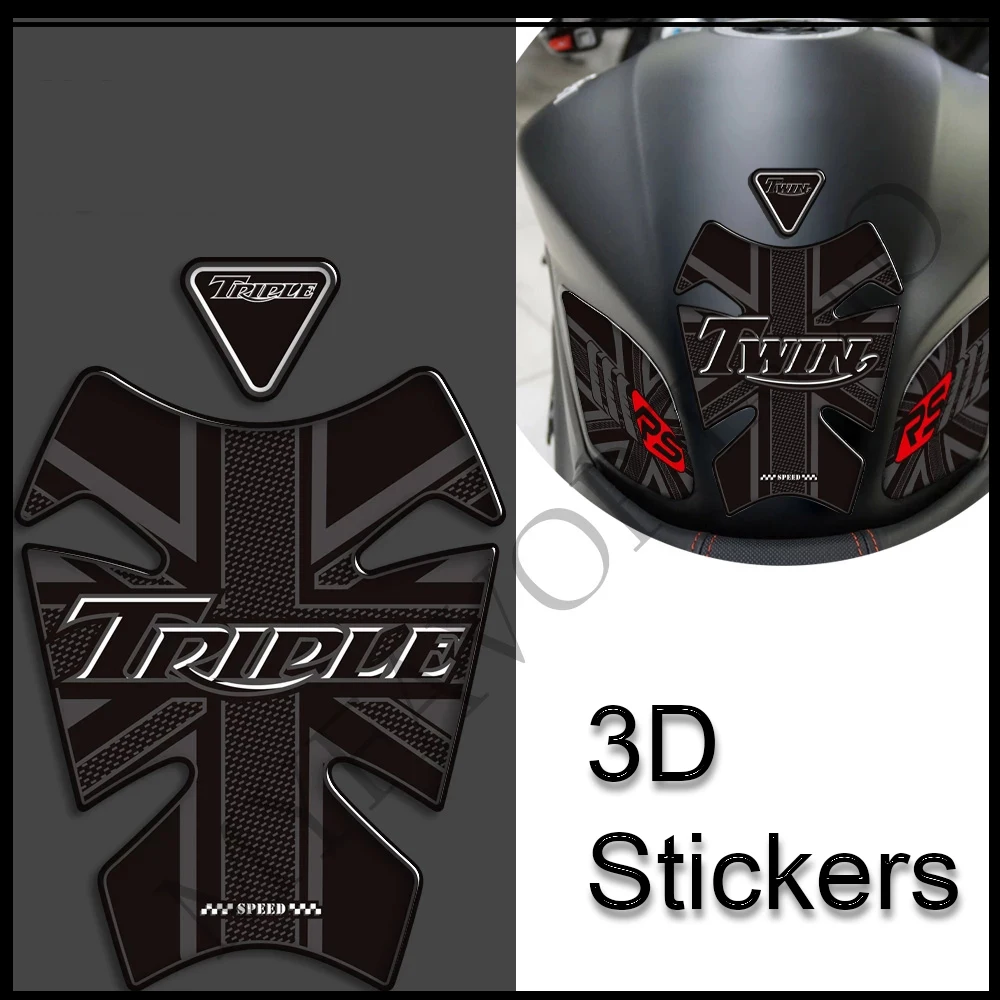 Moto per Triumph Speed Triple 1050RS 1200 RR 1050 RS 1200RS Gas olio combustibile Kit protezione serbatoio ginocchio Pad Grips