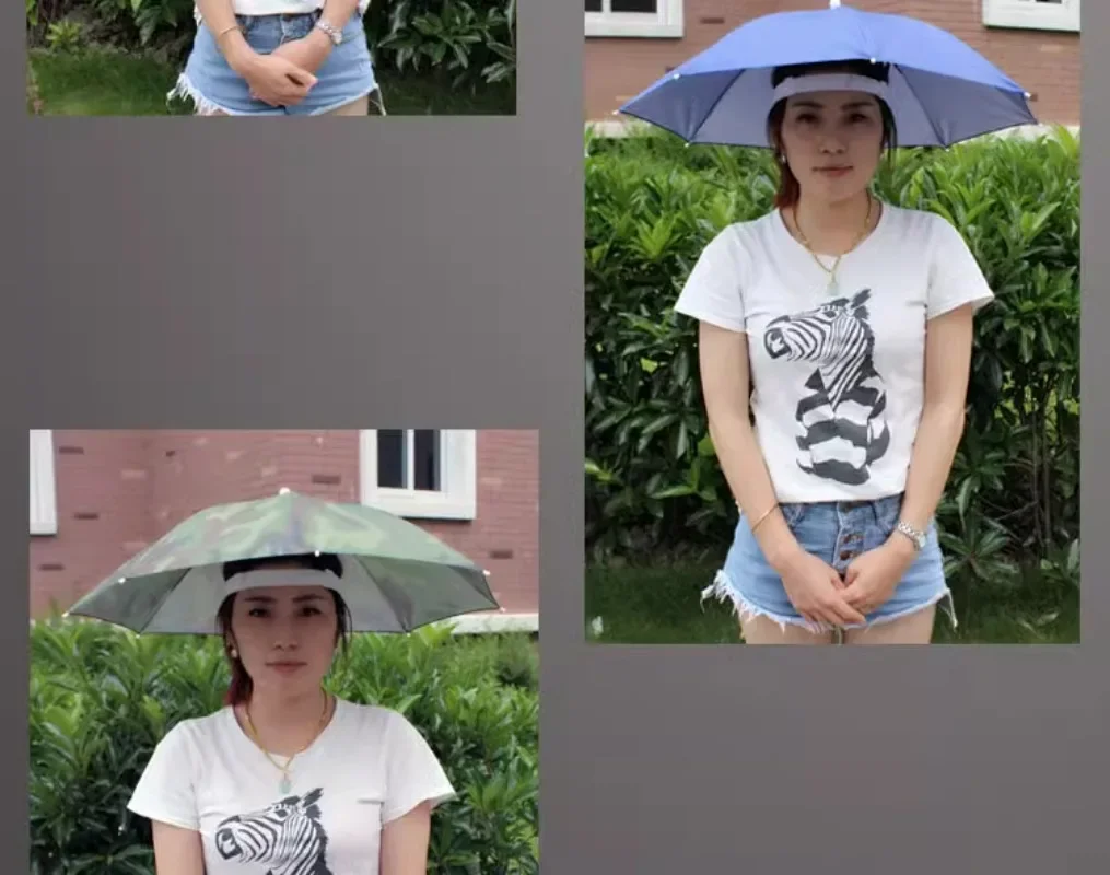 

UV Protection Umbrella Hat Head Wear Hat Umbrella Fishing Hat Sun Hat Umbrella