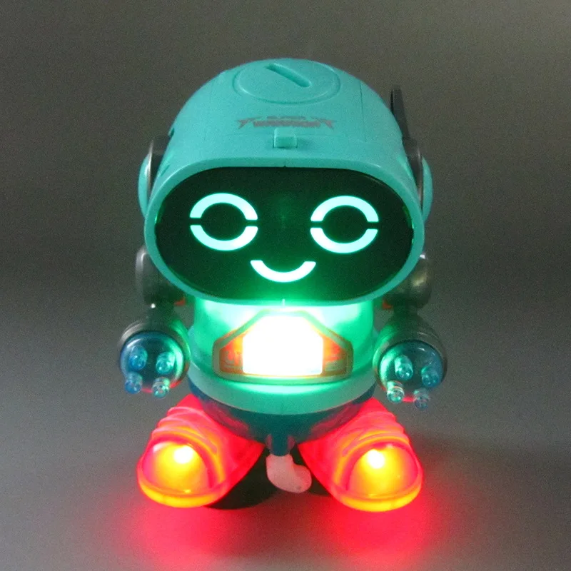 Children Electric Dancing Robots for Kids Toy Rock Light Music Early Education Walking Hot Seller Toys Boys Girls Babys Toddlers