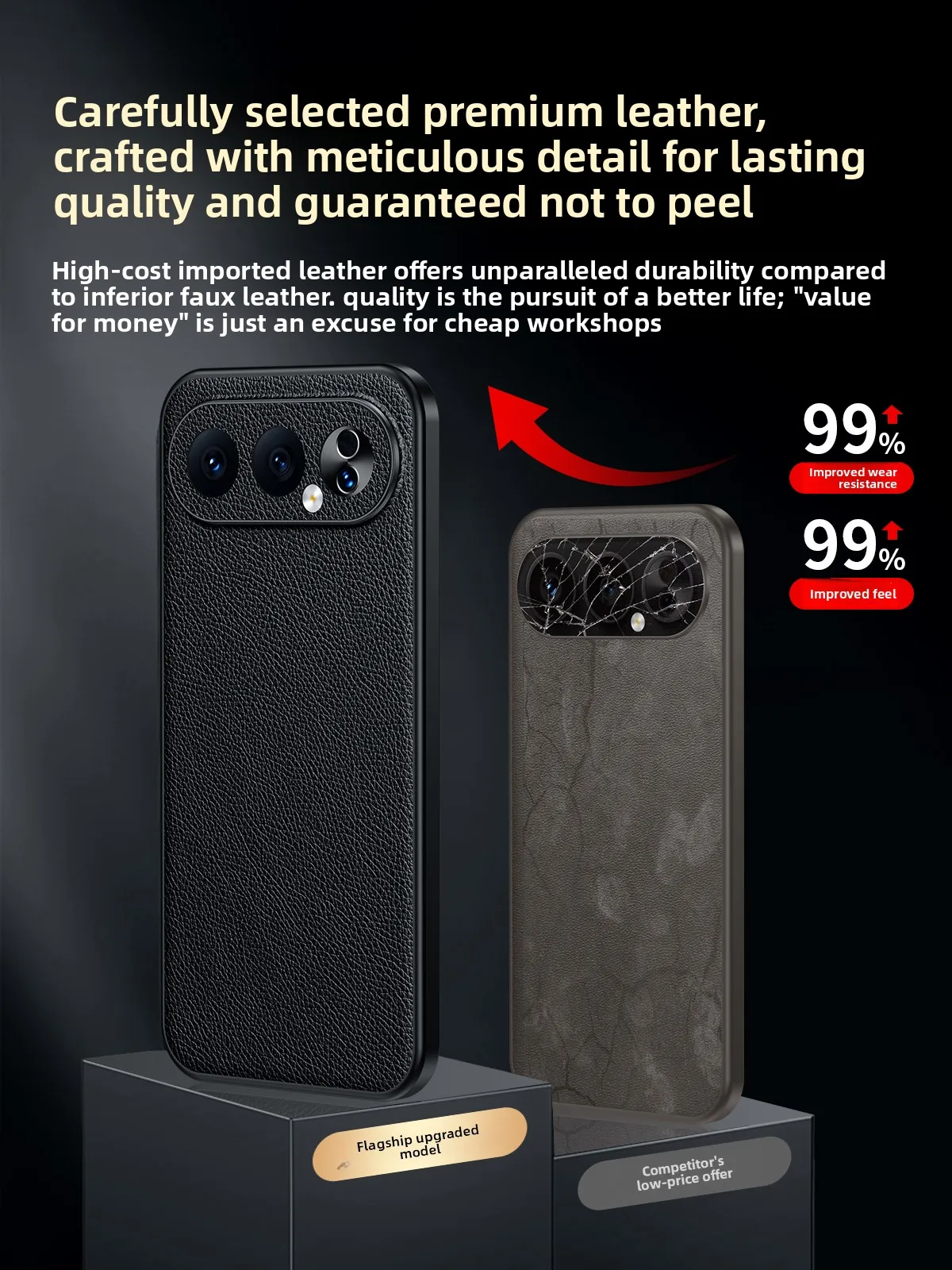 حافظة هاتف من الجلد الطبيعي لهاتف Honor500 Pro حافظة Honor 500 عدسة حماية كاملة رفيعة للغاية مضادة للسقوط حافظة هاتف عمل غير لامعة