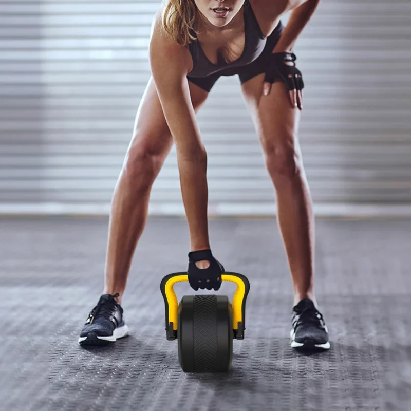 2026 2-in-1 Abdominal Wheel Kettlebell Set Home Core Strength Training Equipment