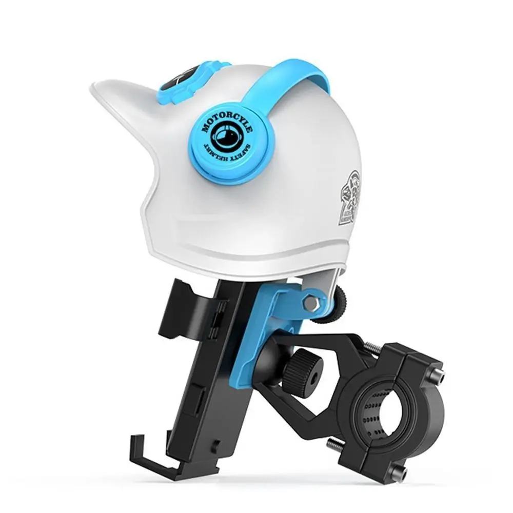 Creative Small Helmet Sunscreen Phone Stand Sunshade Umbrella Phone Bracket Mobile Phone Holder for Motorcycle Bike Accessories