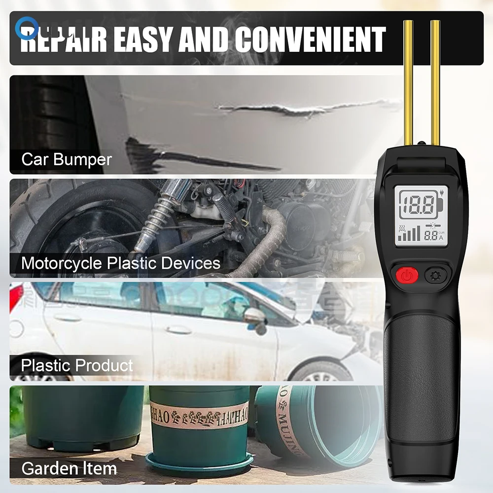 

PWG-2 500W Welding Machine LCD Digital Display Built-in 5000mAh Battery Handheld 3-5S Fast Heating Wireless Charging Welding Gun