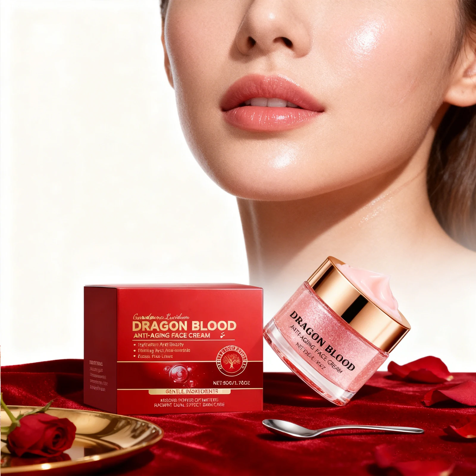 

Dragon Blood Cream Retinol Facial Cream Anti-Aging Improve Dry and Rough Skin Deep Moisturizing Nourishing Brightening Face Care