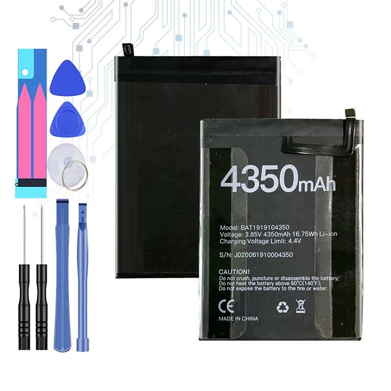 

Мобильный телефон аккумулятор BAT1919104350 4350mAh для батареи Doogee X95