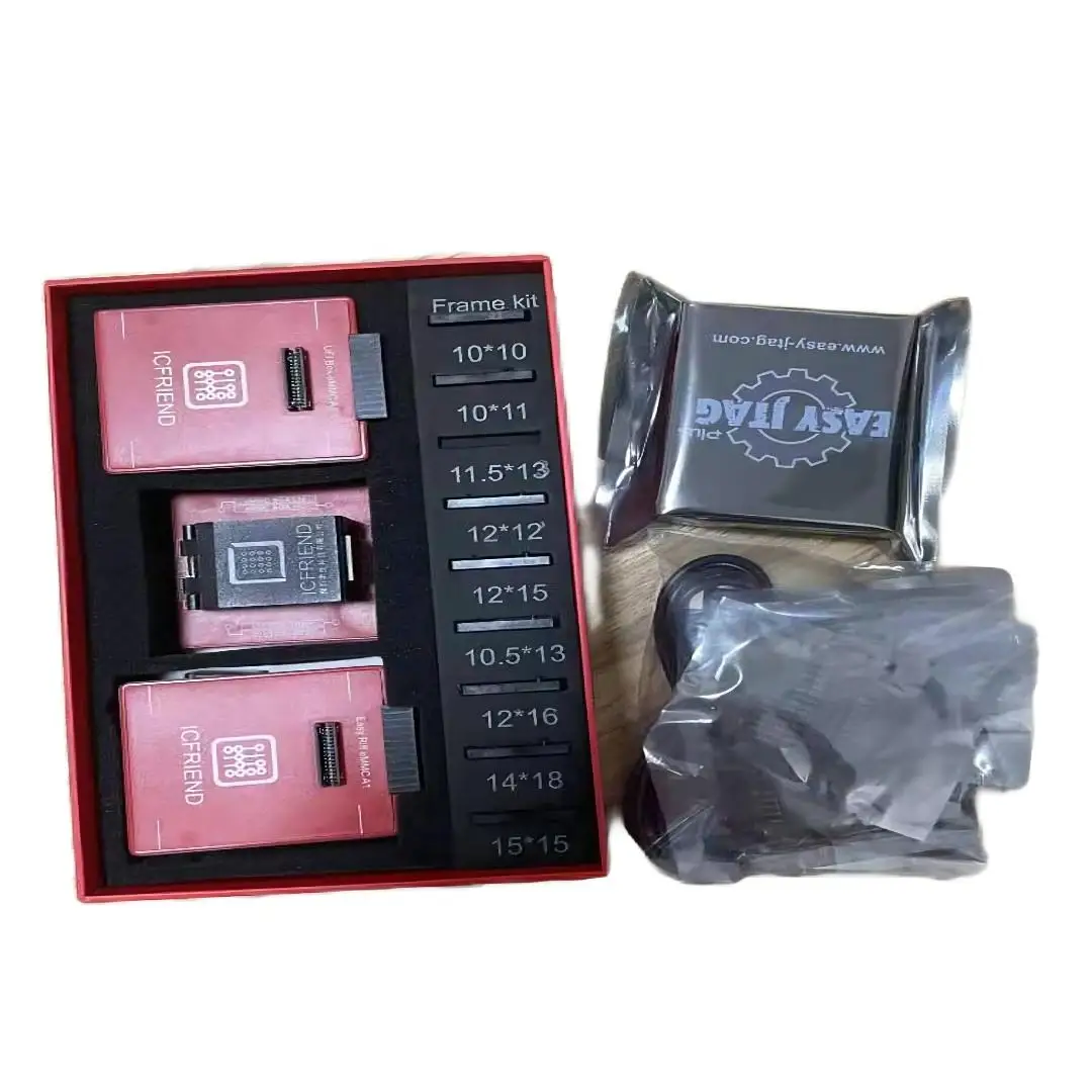 

2026 Tool Sim Card Box Z3X Easy-Jtag Plus Full Set Box EMate X 13 in 1